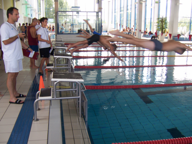 Badische Mehrkampfmeisterschaften 2015 in Bruchsal, Teilbereich Schwimmen im SaSch!